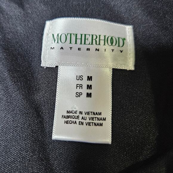 Motherhood Maternity Sleeveless Summer Spring Dress Size Medium Zip Up Black - Picture 7 of 11